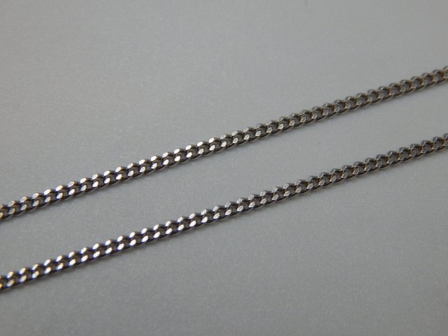 Серебряная цепь с плетением панцирное (30554093) 0