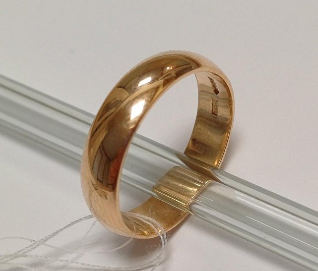 Обручальное кольцо из красного золота (33937547)  2