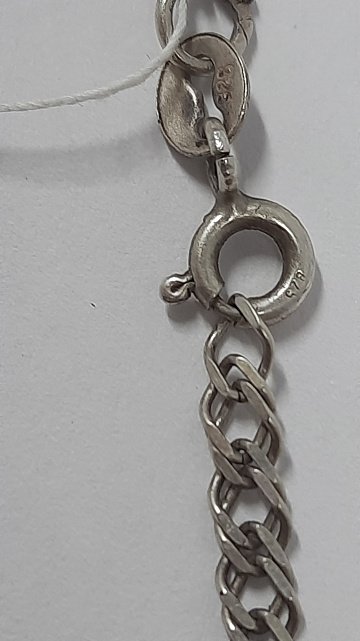 Серебряная цепь с плетением Двойной ромб (33672500) 3