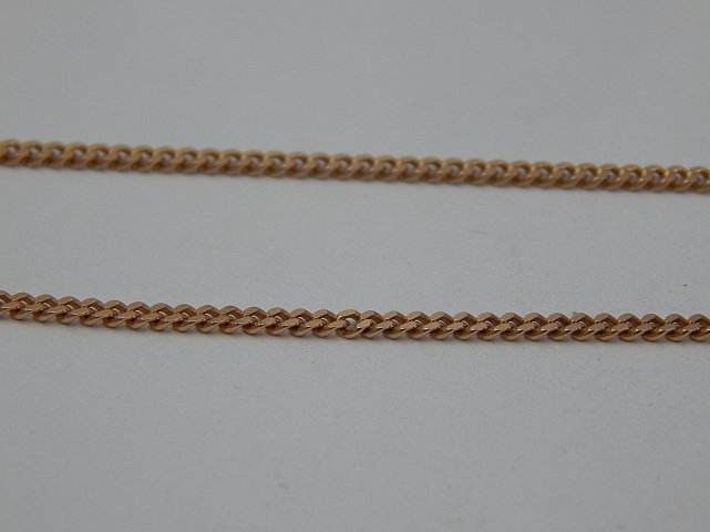 Ланцюг з червоного золота з плетінням панцирне (30650630) 1
