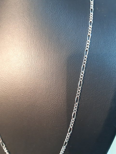 Серебряная цепь с плетением Картье (30515849) 5