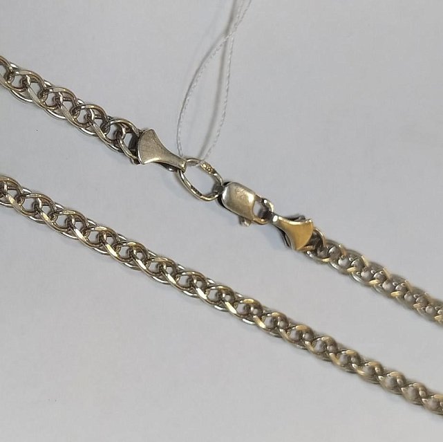 Серебряная цепь с плетением Фантазийное (33534670) 0