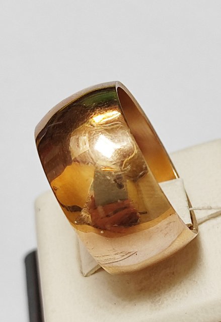 Обручальное кольцо из красного золота (33909111) 2