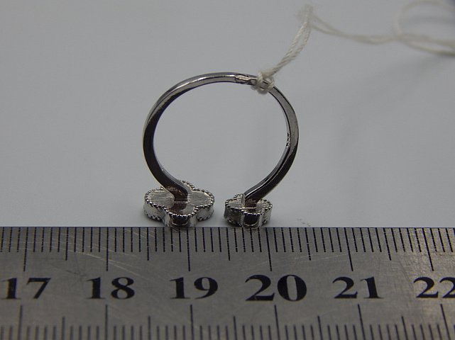 Серебряное кольцо с эмалью (31276049) 3