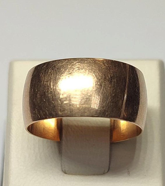 Обручальное кольцо из красного золота (33798634)  0