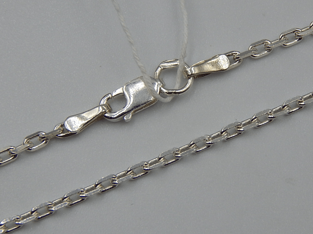 Срібний ланцюг із плетінням Якірне (31918360) 0