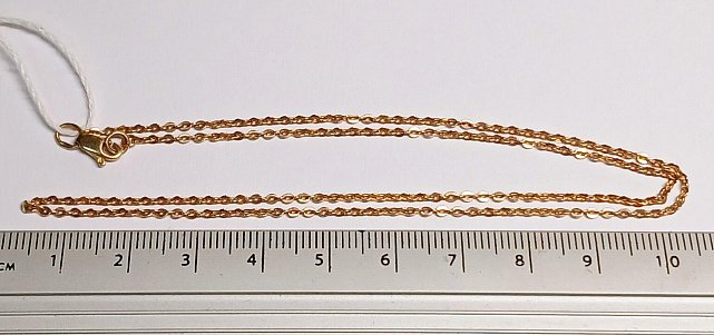 Цепь из красного золота с плетением Якорное (33445753) 5