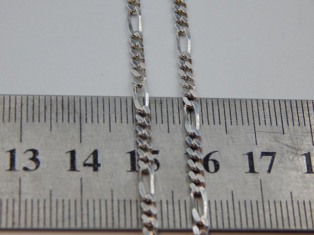 Серебряная цепь с плетением Картье (31349227) 2