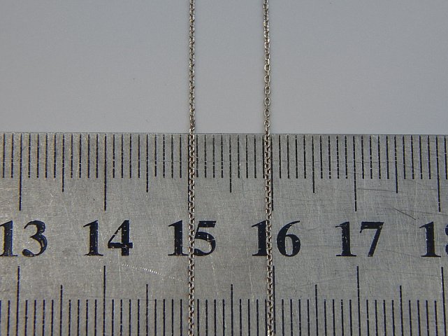 Ланцюжок з білого золота з плетінням Якірне (33332434) 3