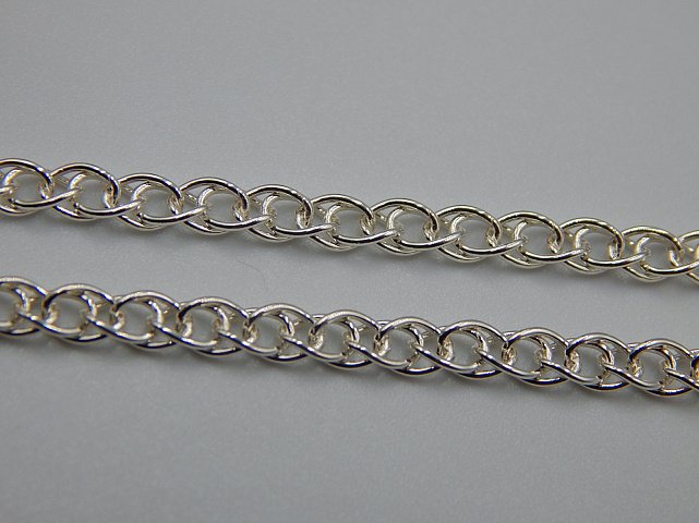 Серебряная цепь с плетением Фантазийное (31022289) 2