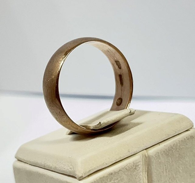 Обручальное кольцо из красного золота (33811348) 1