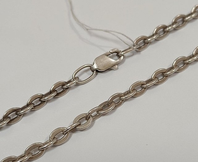 Серебряная цепь с плетением ролло (33194894) 0