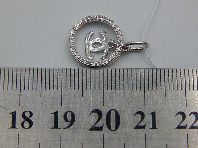 Срібний кулон із цирконієм (33752404) 3