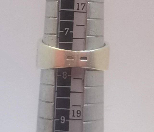 Серебряное кольцо с ониксом (33629644) 2