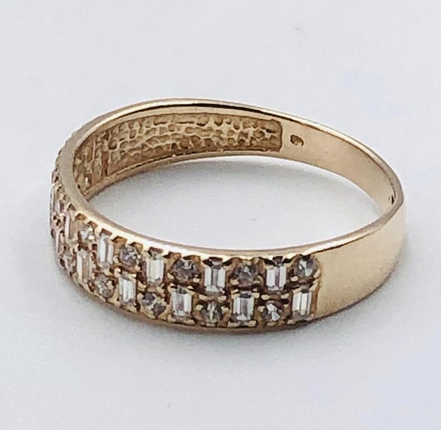 Кольцо из красного золота с цирконием (33724617)  1