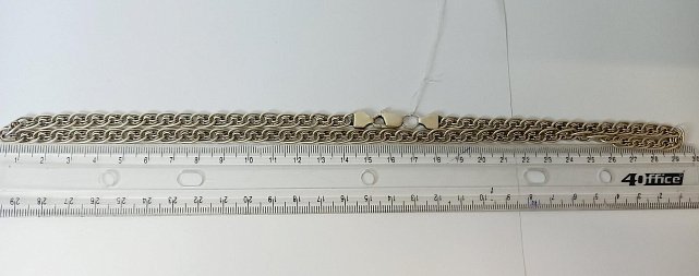Серебряная цепь с плетением Фантазийное (33752117) 3