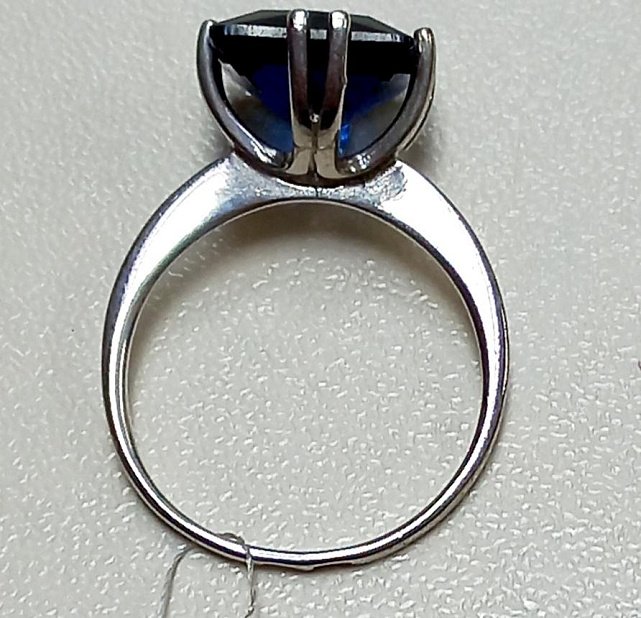 Серебряное кольцо с цирконием (28166167) 3