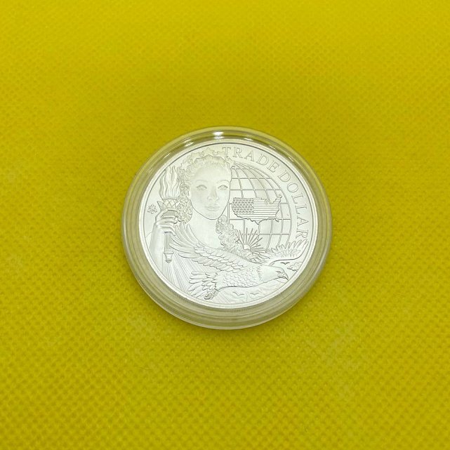 Срібна монета 1oz Сучасний Торговий Долар Америки 1 фунт стерлінгів 2023 Остров Святої Єлени (31765721) 10