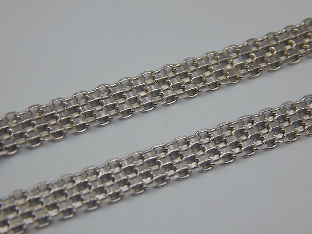 Серебряная цепь с плетением Фантазийное (30698181) 1