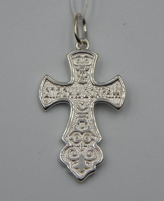 Срібний підвіс-хрест (32237918) 1