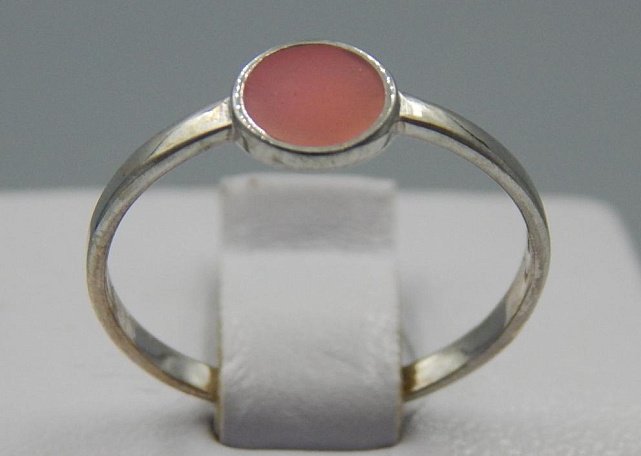 Серебряное кольцо с эмалью (32506222) 0