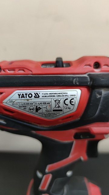 Дриль-шуруповерт акумуляторний Yato YT-82783 3