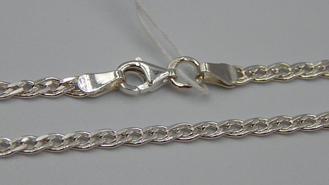Серебряная цепь с плетением Нонна (30541657) 0