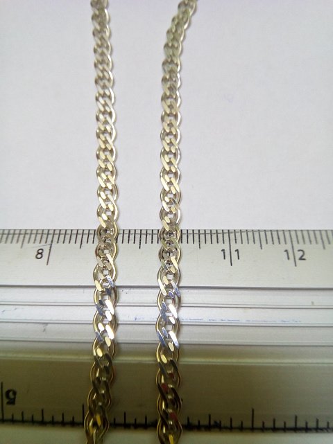 Серебряная цепь с плетением Нонна (30515584) 1