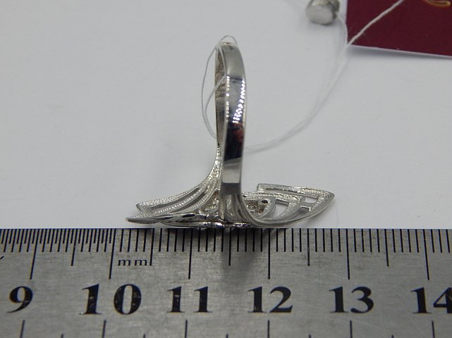 Серебряное кольцо с цирконием (30520050) 4
