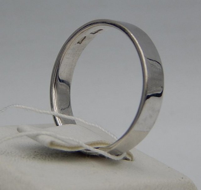 Обручальное кольцо из белого золота (24488430) 3
