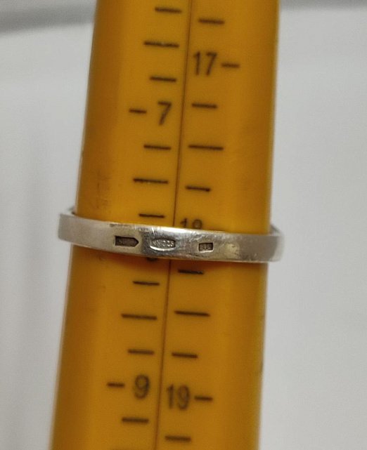 Серебряное кольцо с позолотой и цирконием (33657321) 3