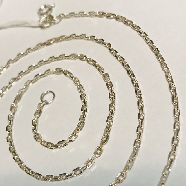 Серебряная цепь с плетением Якорное (31978823) 4