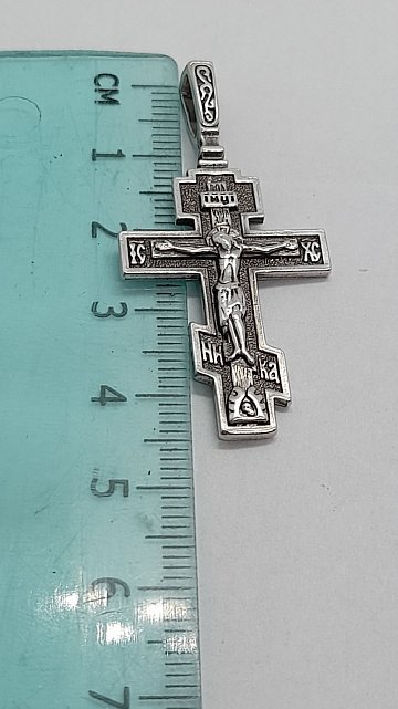 Срібний підвіс-хрест (31803433) 3