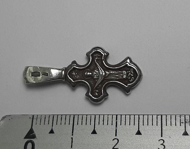 Срібний підвіс-хрест (28421925) 2