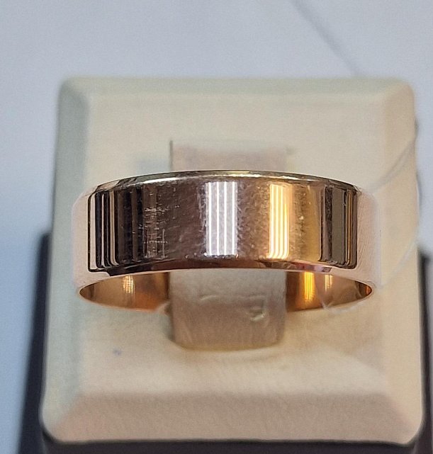Обручальное кольцо из красного золота (33479328)  0