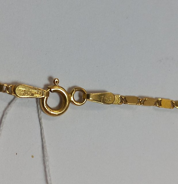 Ланцюжок з жовтого золота з плетінням Фантазійне (33930437) 1