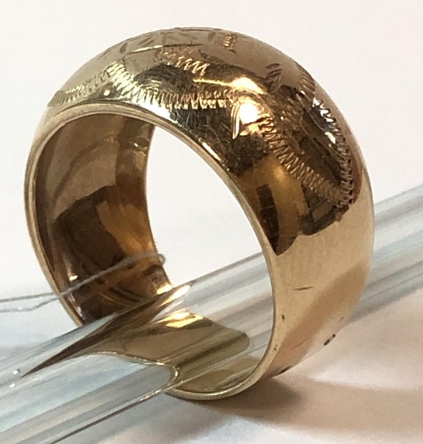 Обручальное кольцо из красного золота (33464365)  0