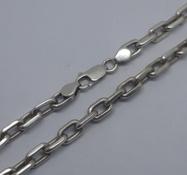 Срібний ланцюг із плетінням Якірне (33745426) 0