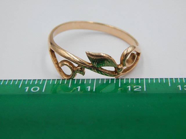 Кольцо из красного золота (33678774)  6