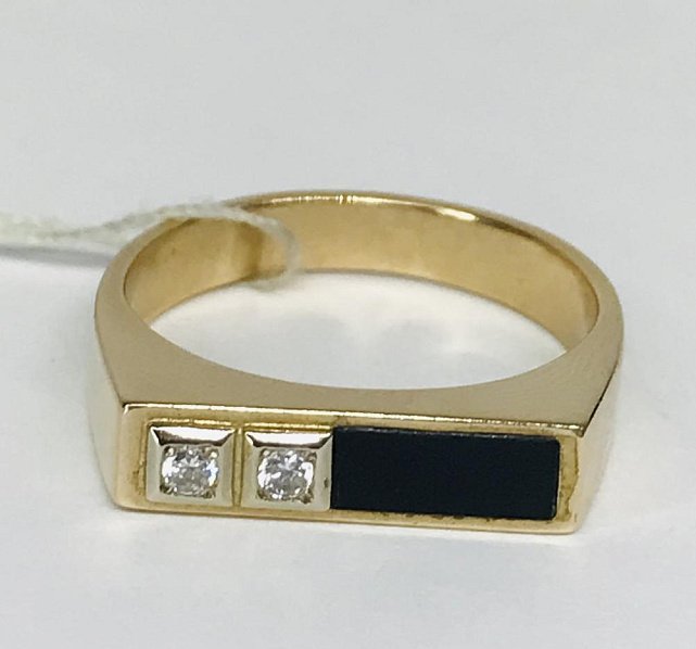 Перстень із червоного золота з цирконієм (28797288) 2