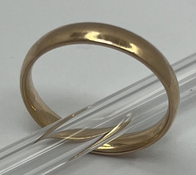 Обручальное кольцо из красного золота (33657242) 1