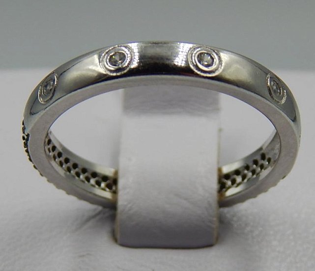 Серебряное кольцо с цирконием (31386677) 3