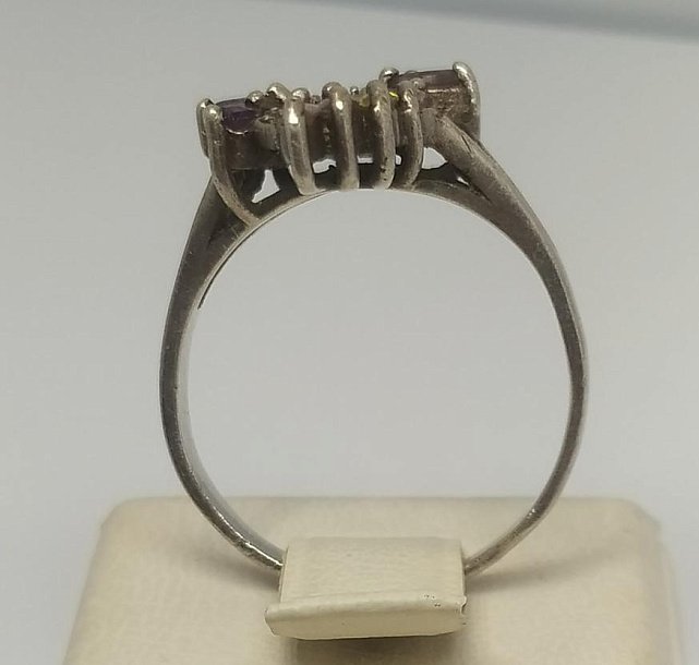 Серебряное кольцо с цирконием (33666949) 2
