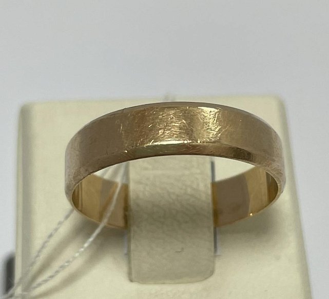 Обручальное кольцо из красного золота (33965365) 0