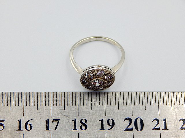 Серебряное кольцо с цирконием (32935958) 6