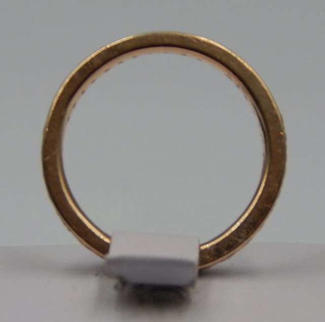 Кольцо из красного золота с цирконием (31795687) 3