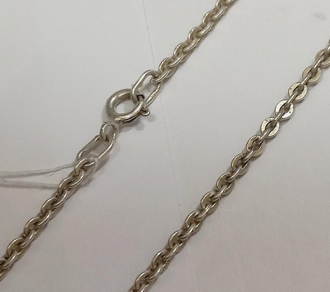 Серебряная цепь с плетением Якорное (33896639) 0