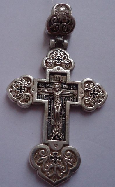 Срібний підвіс-хрест ( 32495106) 0