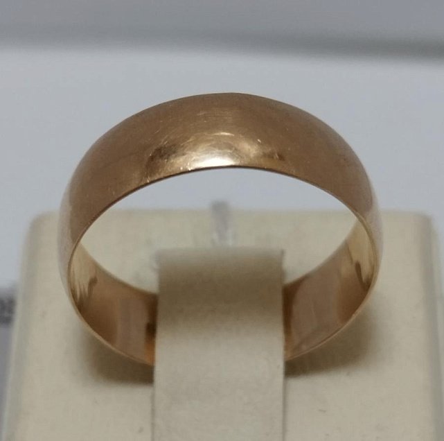 Обручальное кольцо из красного золота (33965732)  0