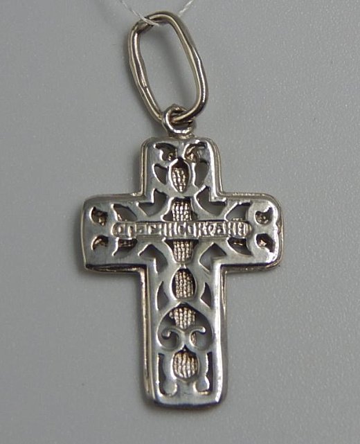 Срібний підвіс-хрест (32430645) 1